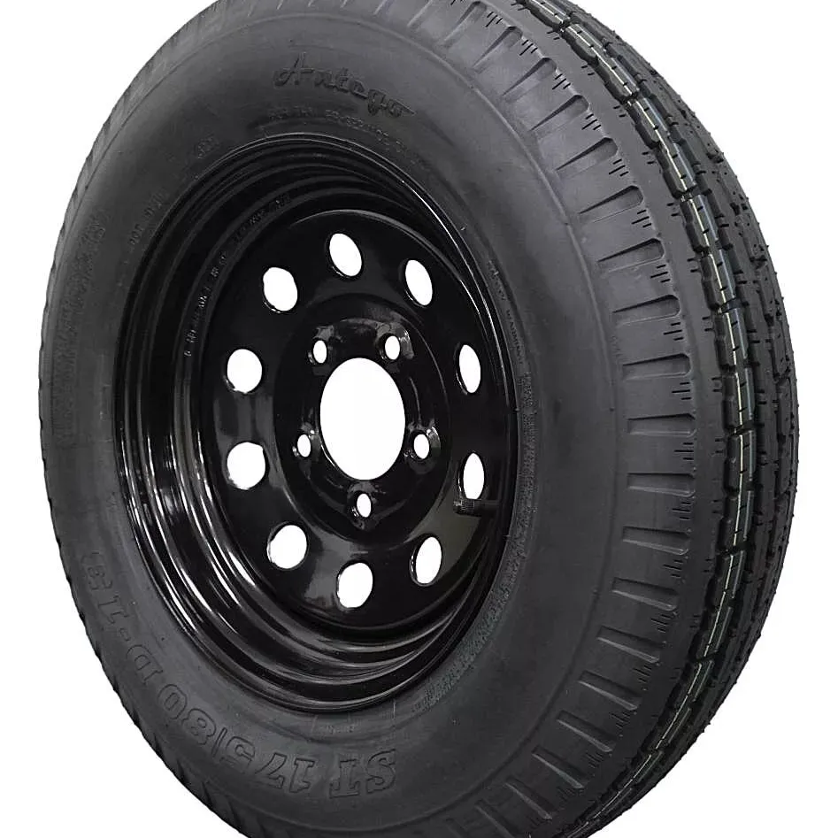 (1) Antego Tire & Wheel ST175/80D13 Trailer Tire and Rim – Boat, Utility, Cargo Trailer Tire & Wheel Assembly | A130454500096206ST17580D13