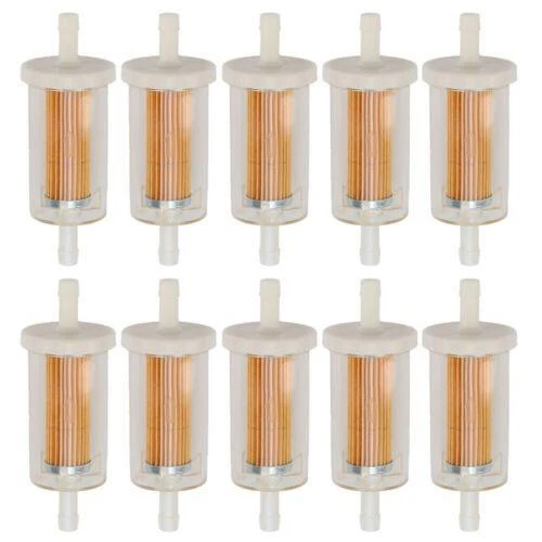 10-Pack 1/4-inch Fuel Filter For BS 695666 845125 691035 John Deere Z225 Z425 Z245 Z435 Z625 Z525E Z375R Z235 Z255 Z335E Z355E Z335M Mower Tractor - Image 9