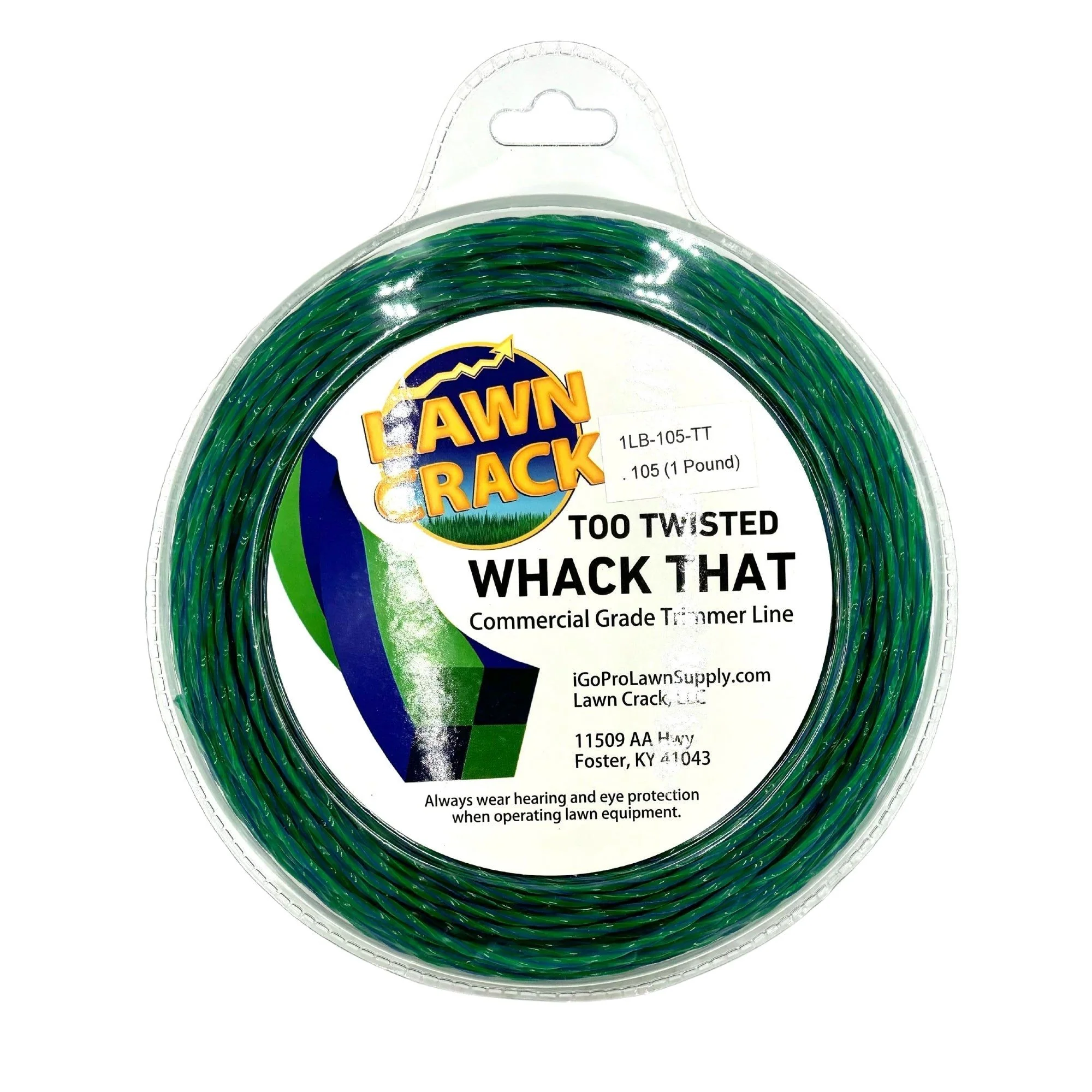.105 Too Twisted Trimmer Line 1 Pound Commercial Grade Lawn Crack - Image 4