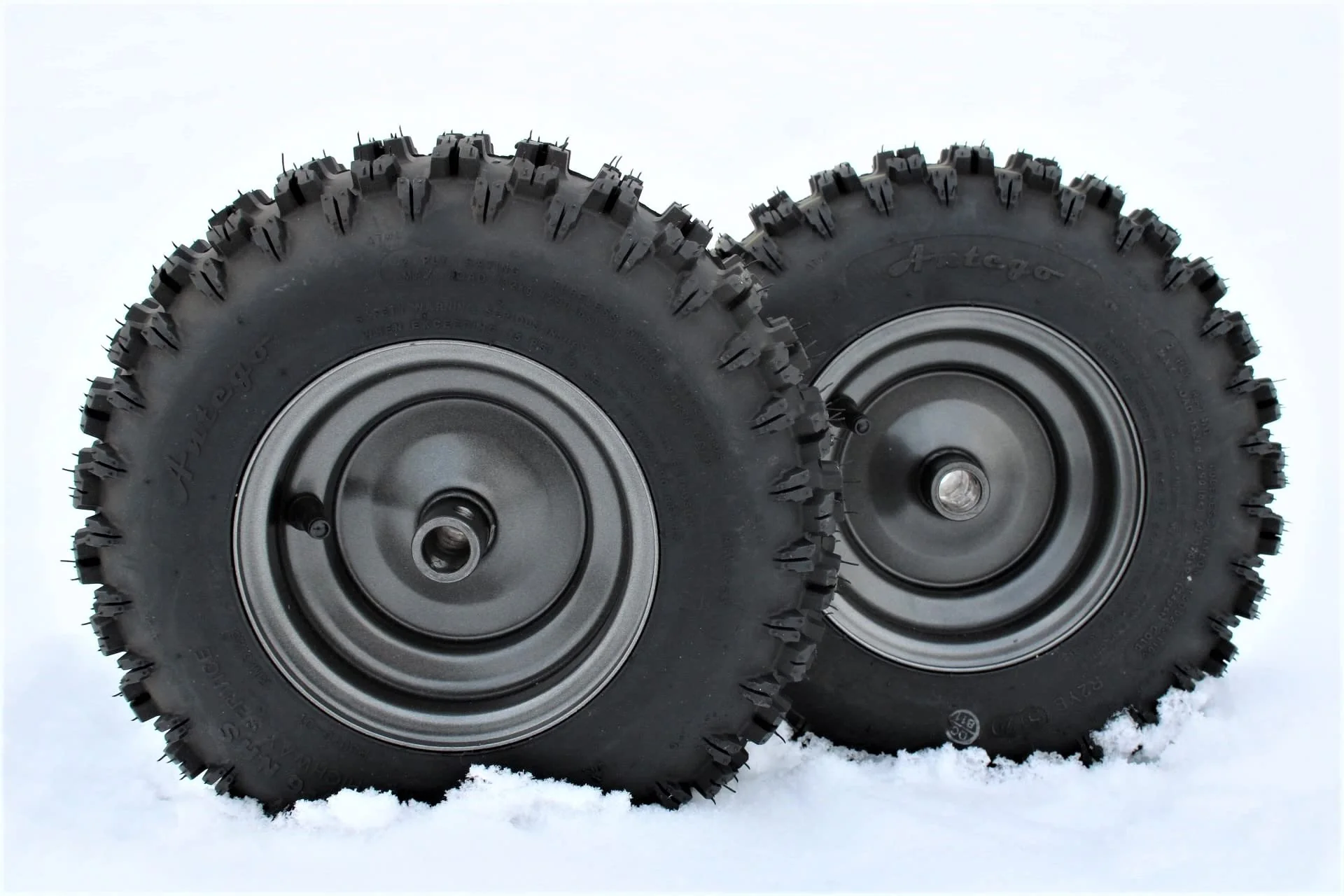 13x4.10-6 Tire Wheel Assembly with Non-Directional Snow Tire (Set of 2) Ariens 07101238 - Image 3