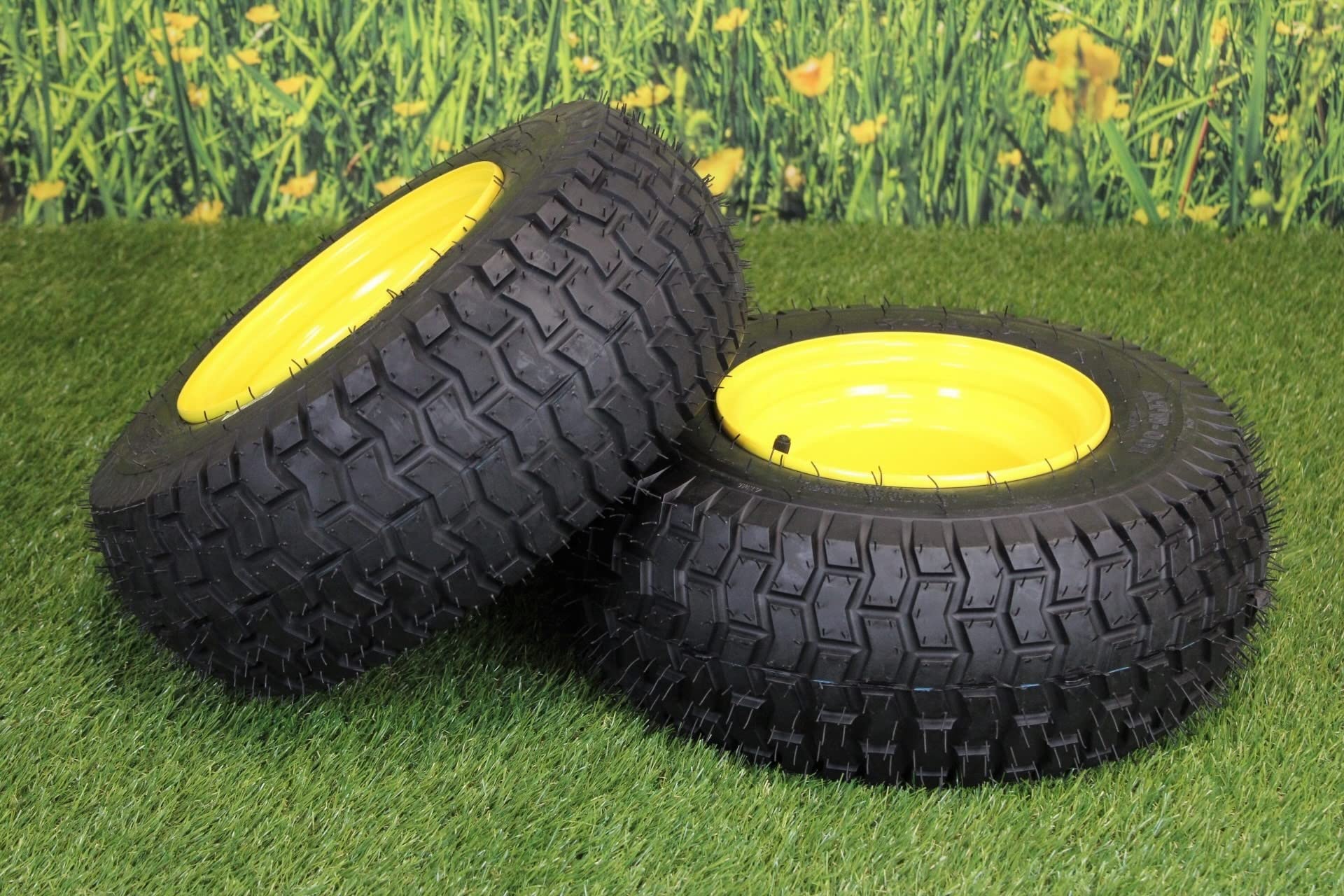 16x6.50-8 Tires & Wheels 4 Ply for Lawn & Garden Mower Turf Tires .75" Bearing (Set of 2) - Image 5