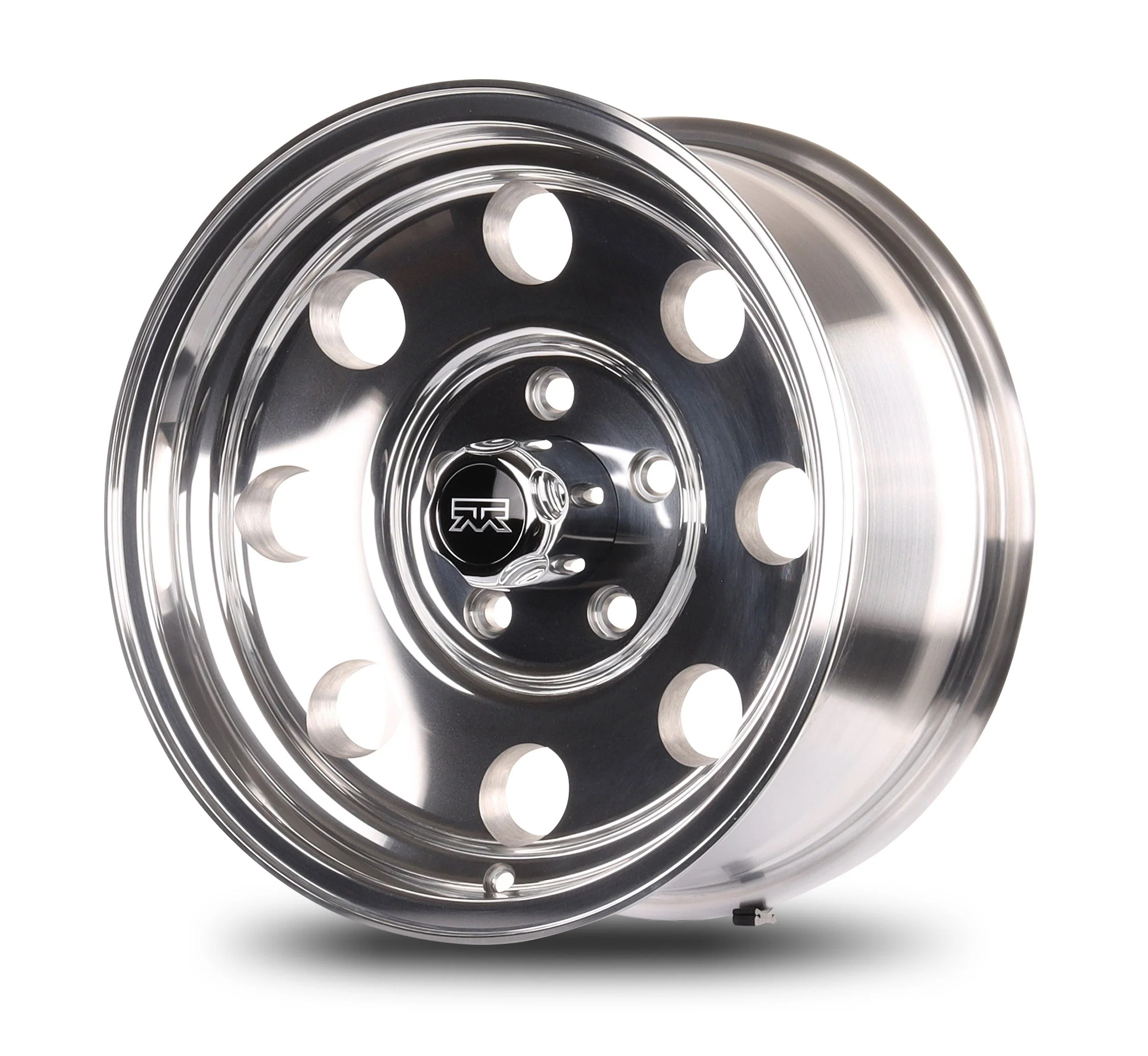 16x8 Mudder Trucker MT614 Deisel Polished 5x127 5x5 ET0 Wheel Rim - Image 3