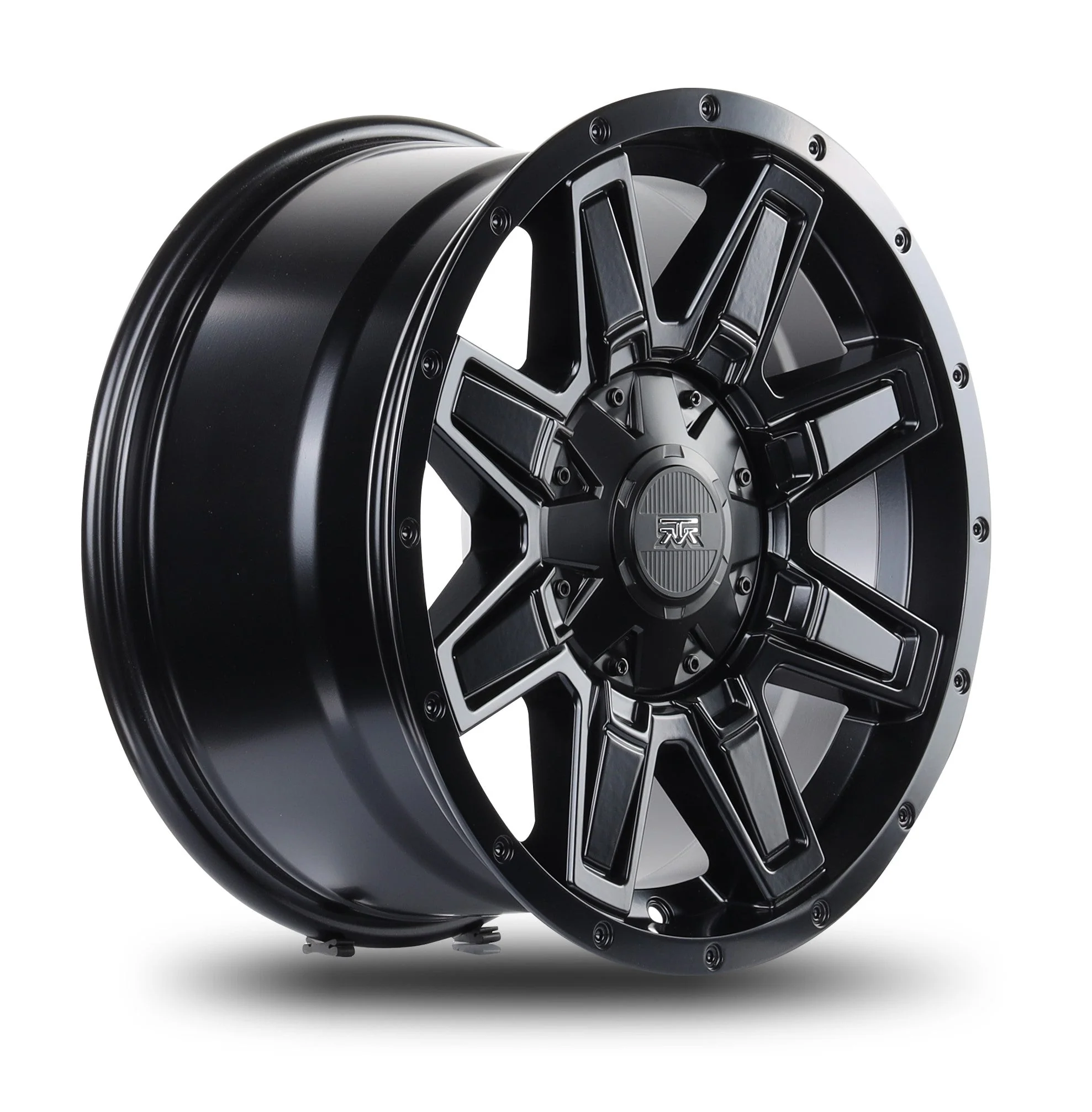 17x8.5 Mudder Trucker MT404 Deviant Black 6x135 6x139.7 6x5.5 ET18 Wheel - Image 4