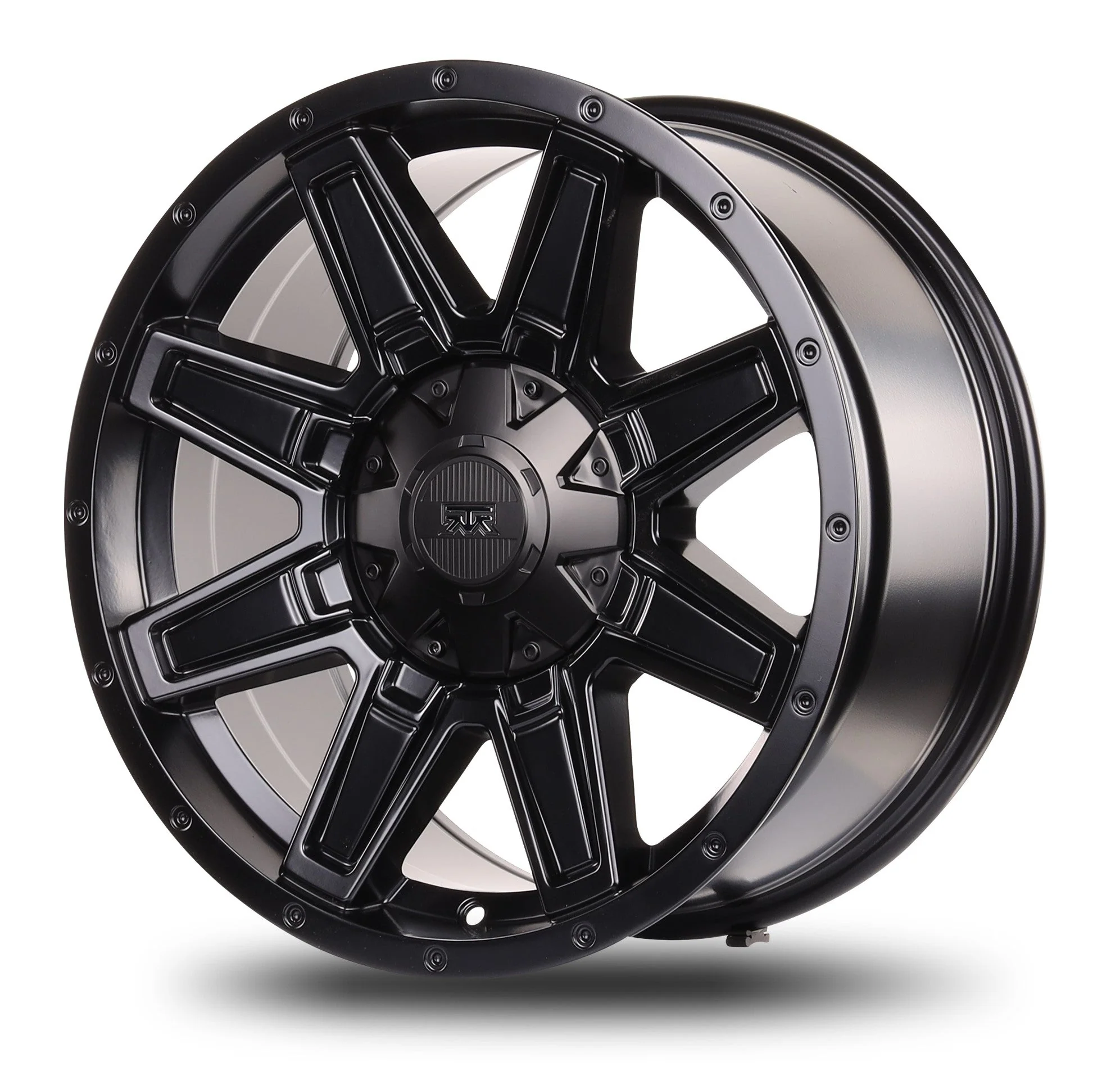 18x9 Mudder Trucker MT404 Deviant Black 5x127 5x5 5x135 ET12 Wheel Rim - Image 3
