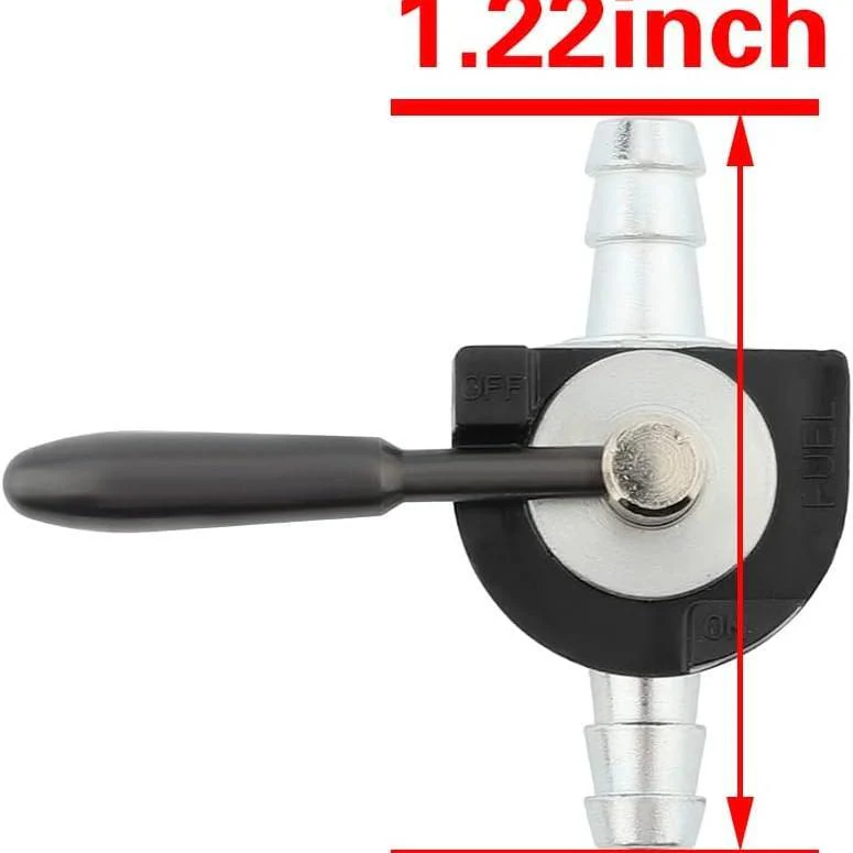 2-Pack 1/4 inch Heavy Duty Fuel Gas Shut-Off Valve Steel In-line Cut-Off ATV Lawn Mower for #Oregon 07-403 Scag 48568 Rotary 868 - Image 4