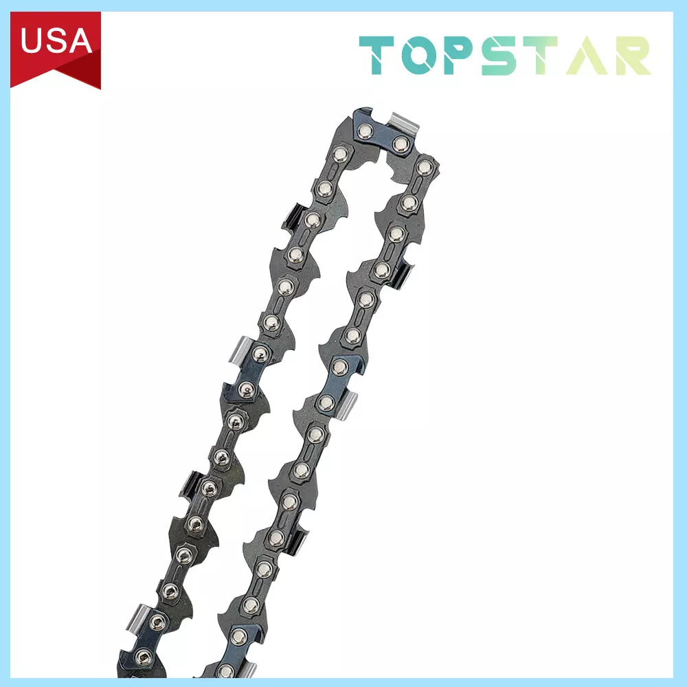2 Pack 14" Chainsaw Chain for Worx WG384 Cordless Blade 3/8" LP .043 Gauge 52DL - Image 4