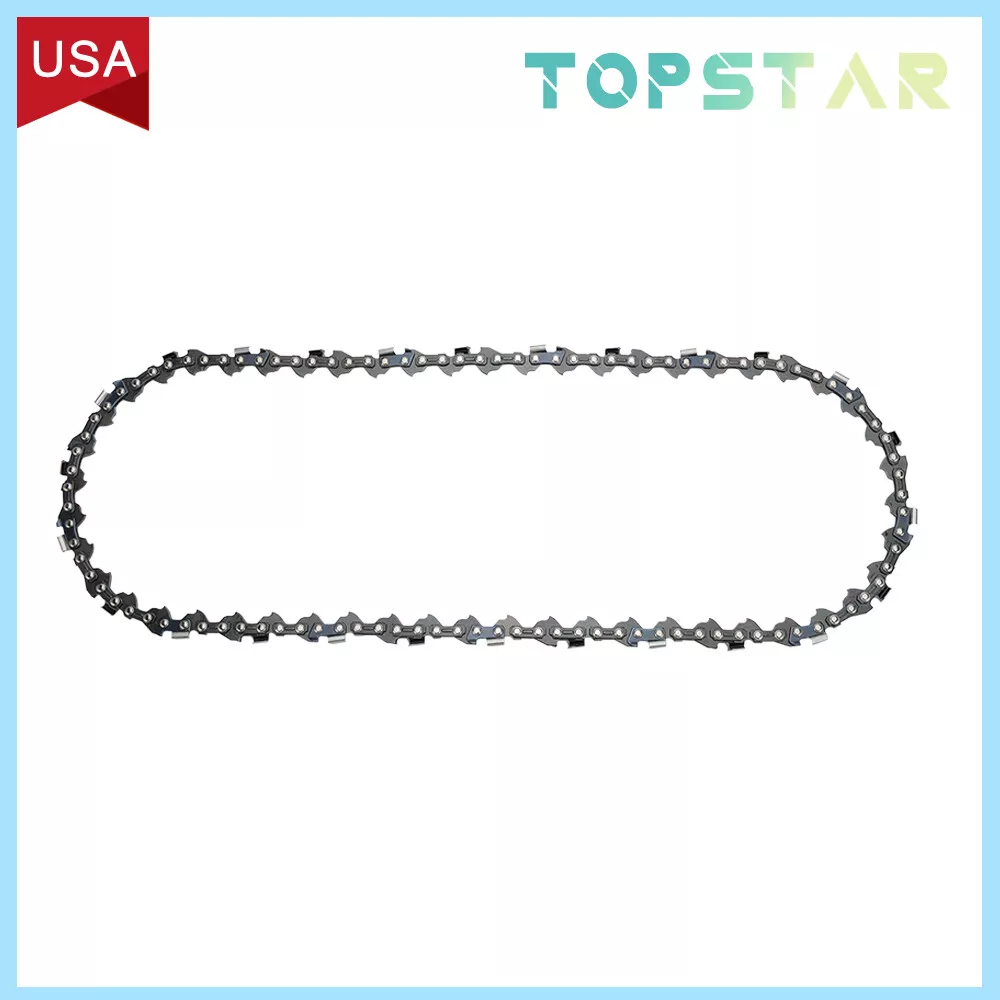 2 Pack 14" Chainsaw Chain for Worx WG384 Cordless Blade 3/8" LP .043 Gauge 52DL - Image 5
