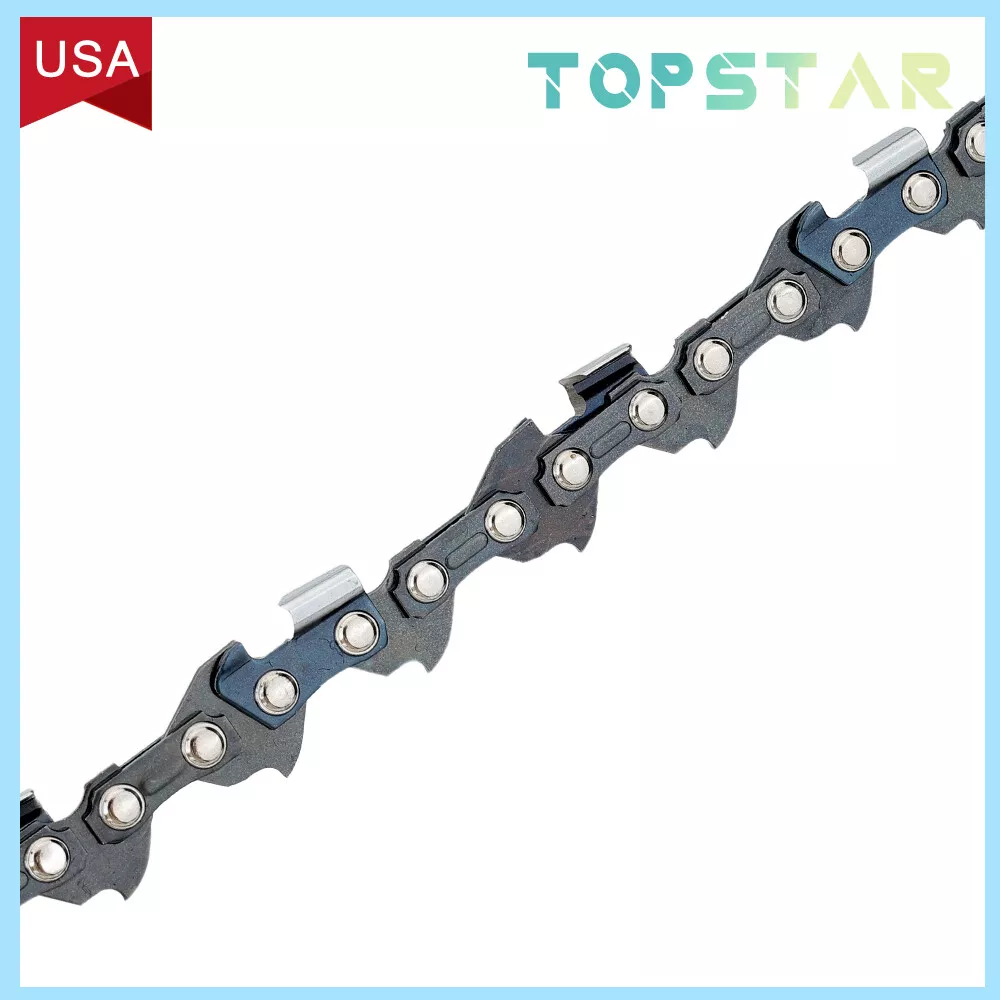 2 Pack 14" Chainsaw Chain for Worx WG384 Cordless Blade 3/8" LP .043 Gauge 52DL - Image 7