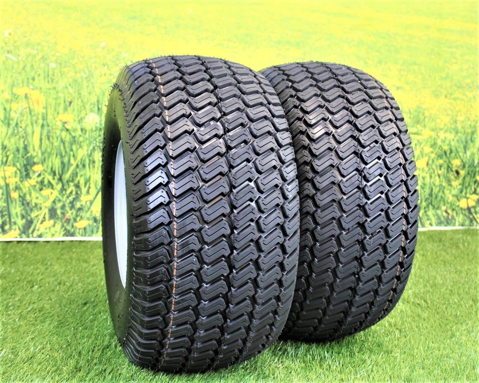 20x10.00-8 4 Ply Turf Tires with 8x7 Wheels Lawn & Garden Mower and Golf Cart (Set of 2) - Image 3