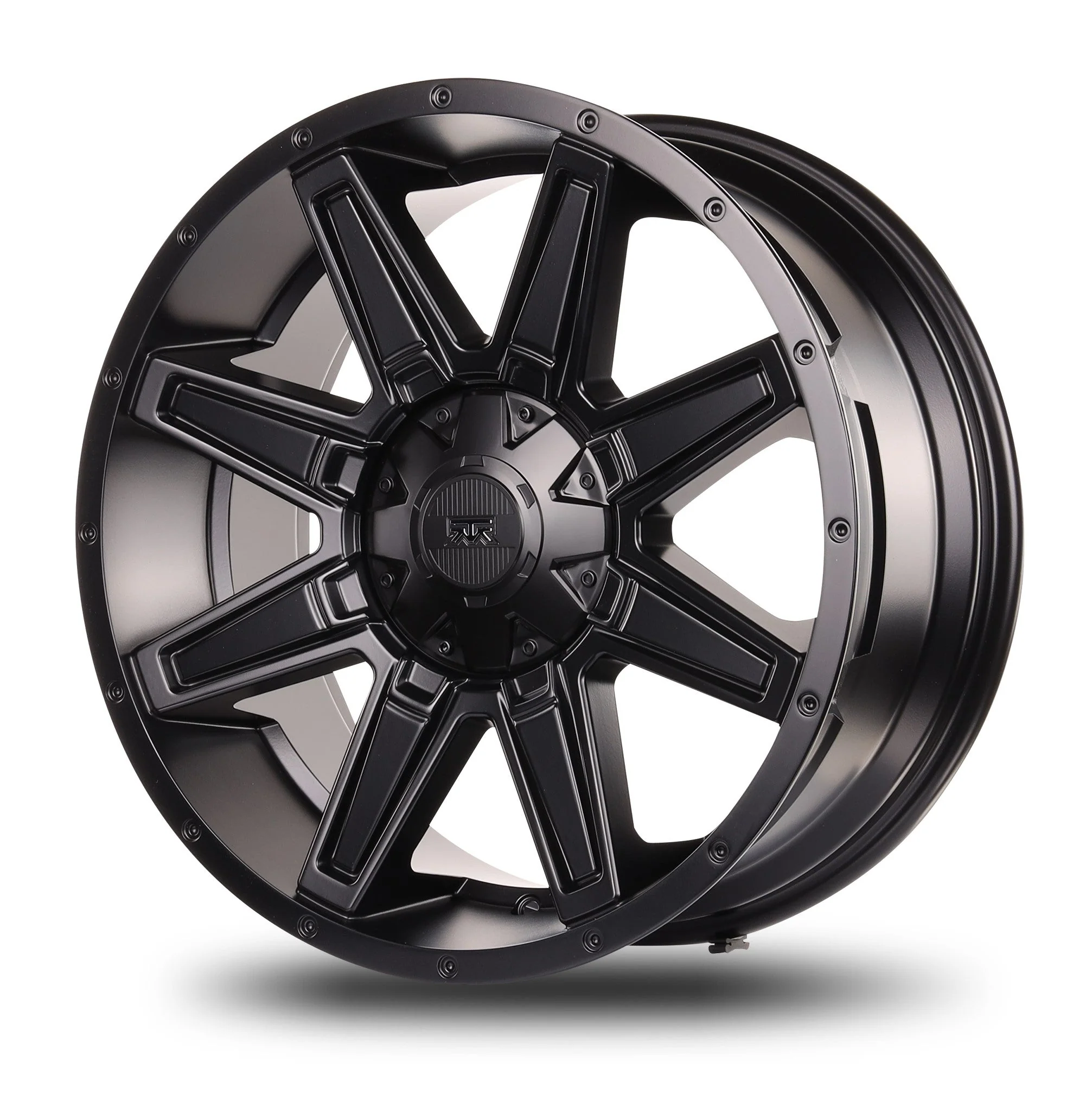 20x10 Mudder Trucker MT404 Deviant Black 6x135 6x139.7 6x5.5 ET-19 Wheel - Image 3