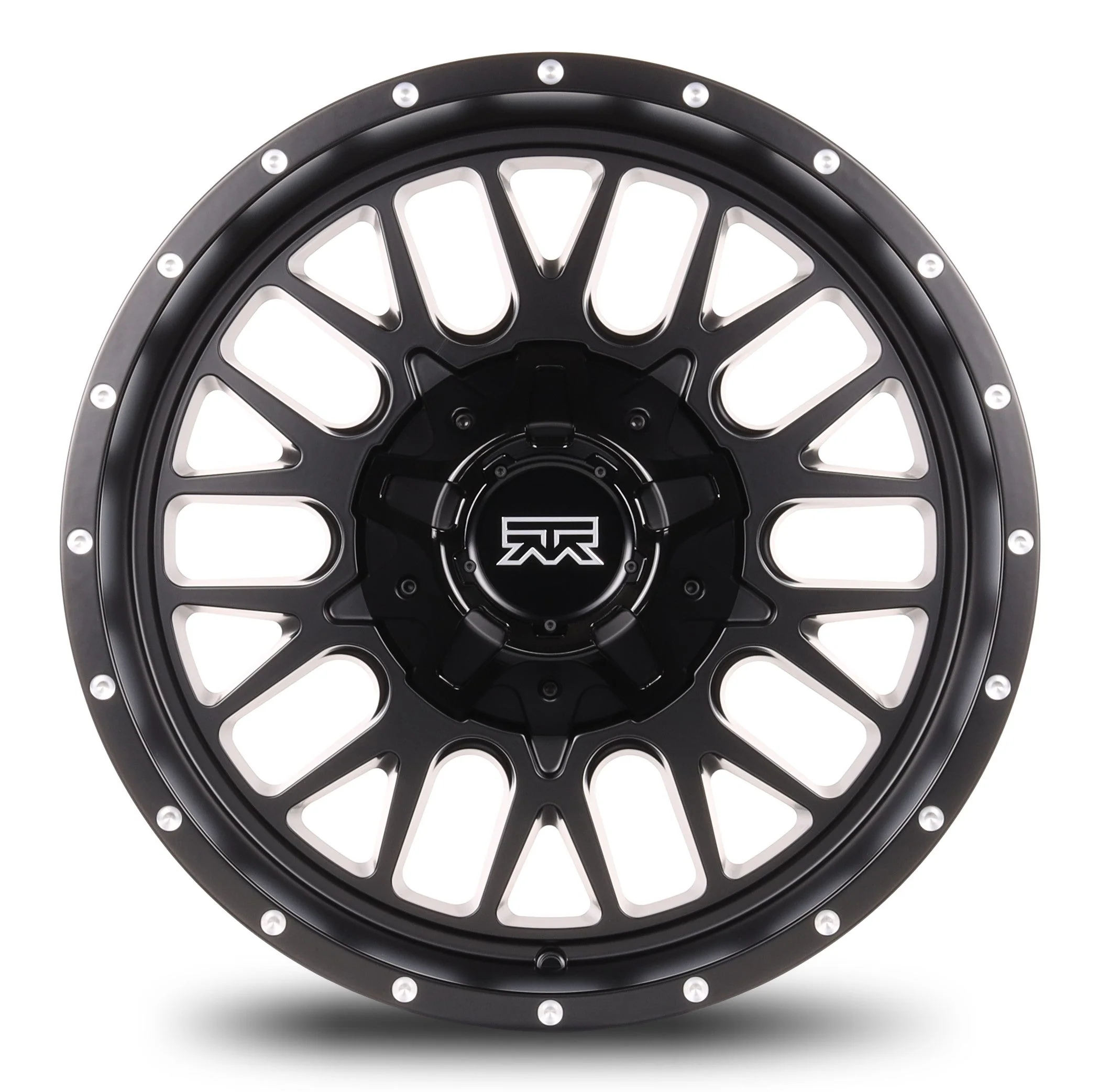 20x10 Mudder Trucker MT937 Sawtooth Black 6x135 6x139.7 6x5.5 ET-18 Wheel - Image 2