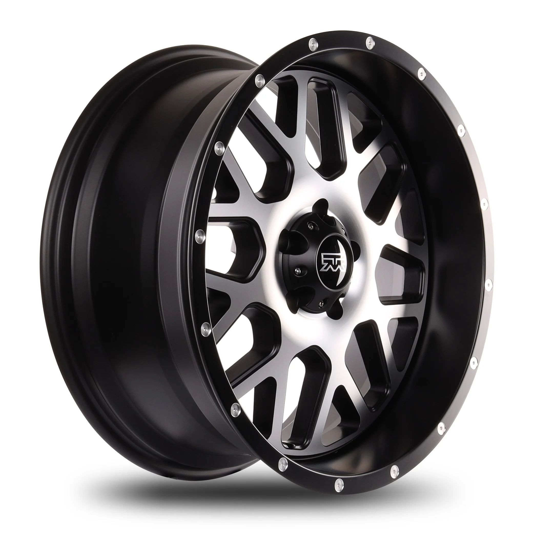 20x9 Mudder Trucker MT859 Mutiny Black Machined 5x127 5x5 ET0 Wheel Rim - Image 11