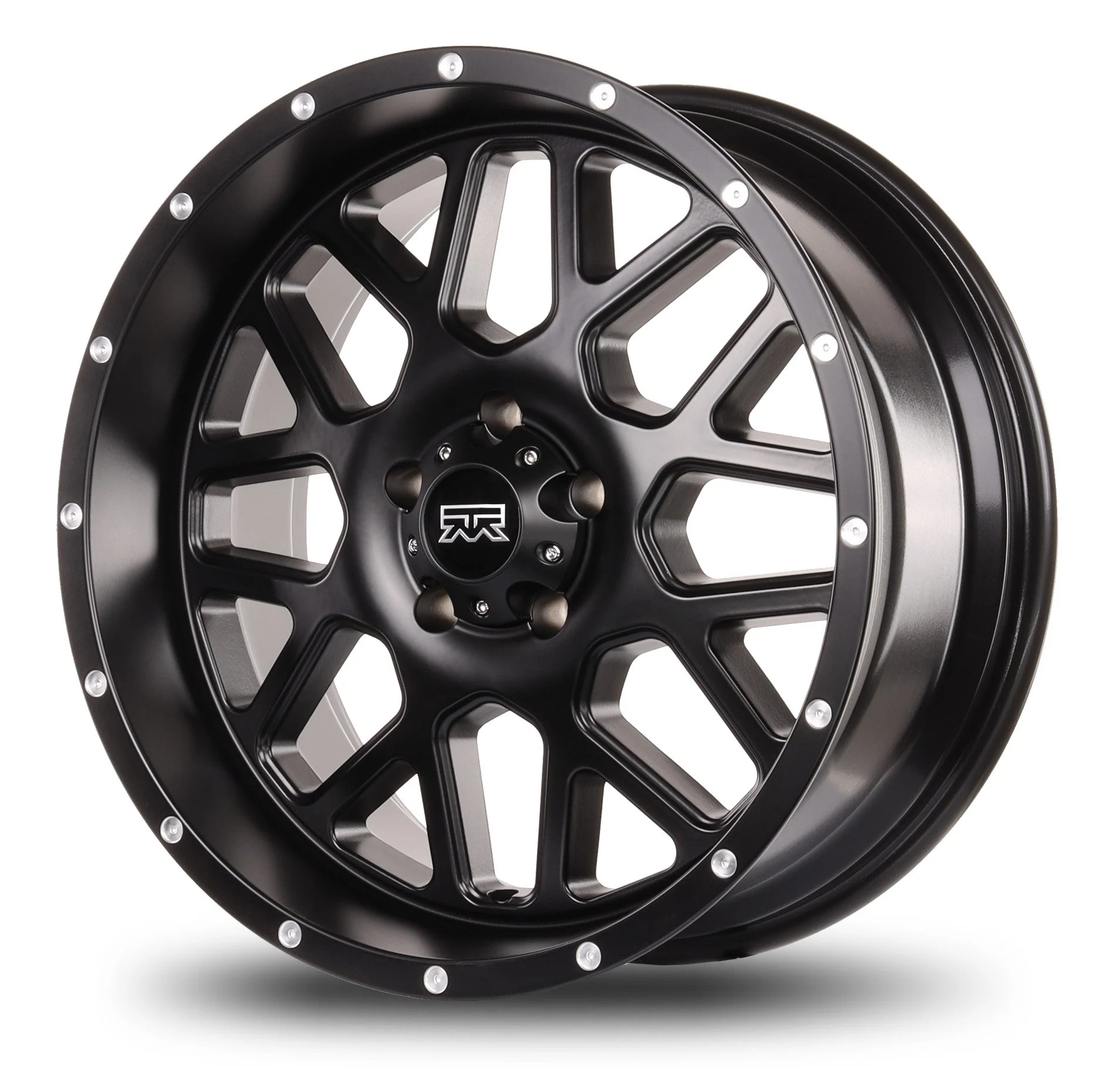 20x9 Mudder Trucker MT859 Mutiny Satin Black 5x127 5x5 ET0 Wheel Rim - Image 4