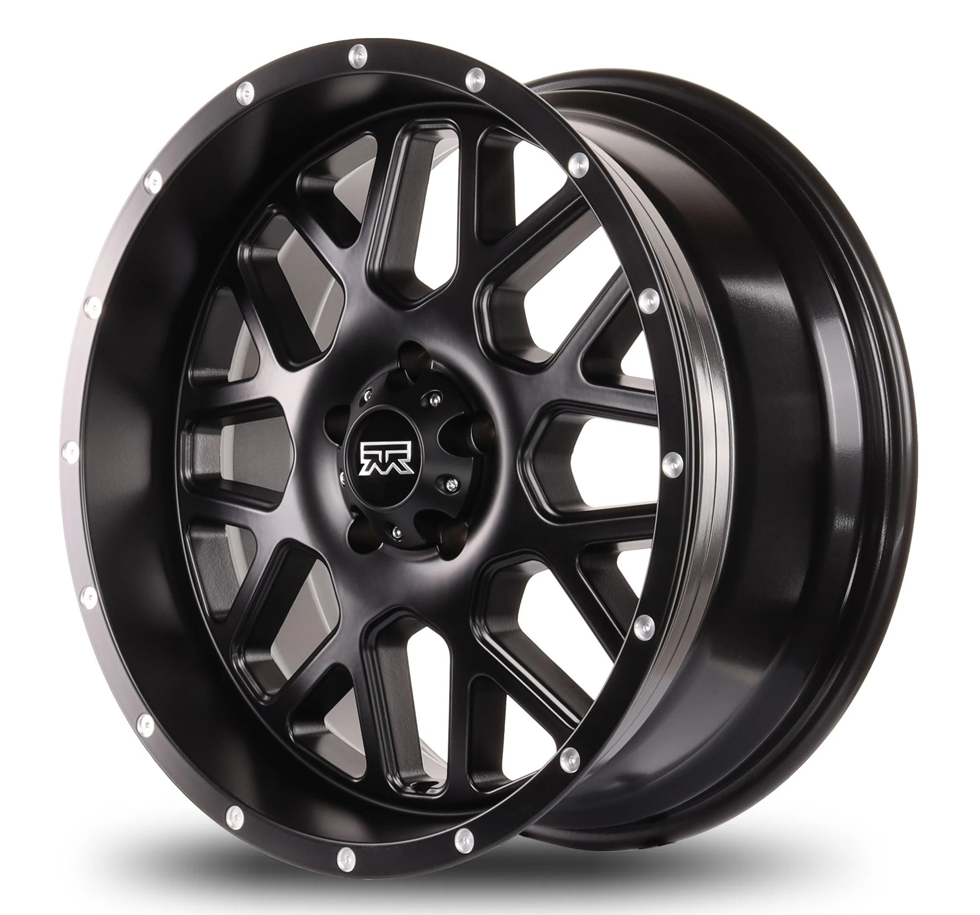 20x9 Mudder Trucker MT859 Mutiny Satin Black 5x127 5x5 ET0 Wheel Rim - Image 5
