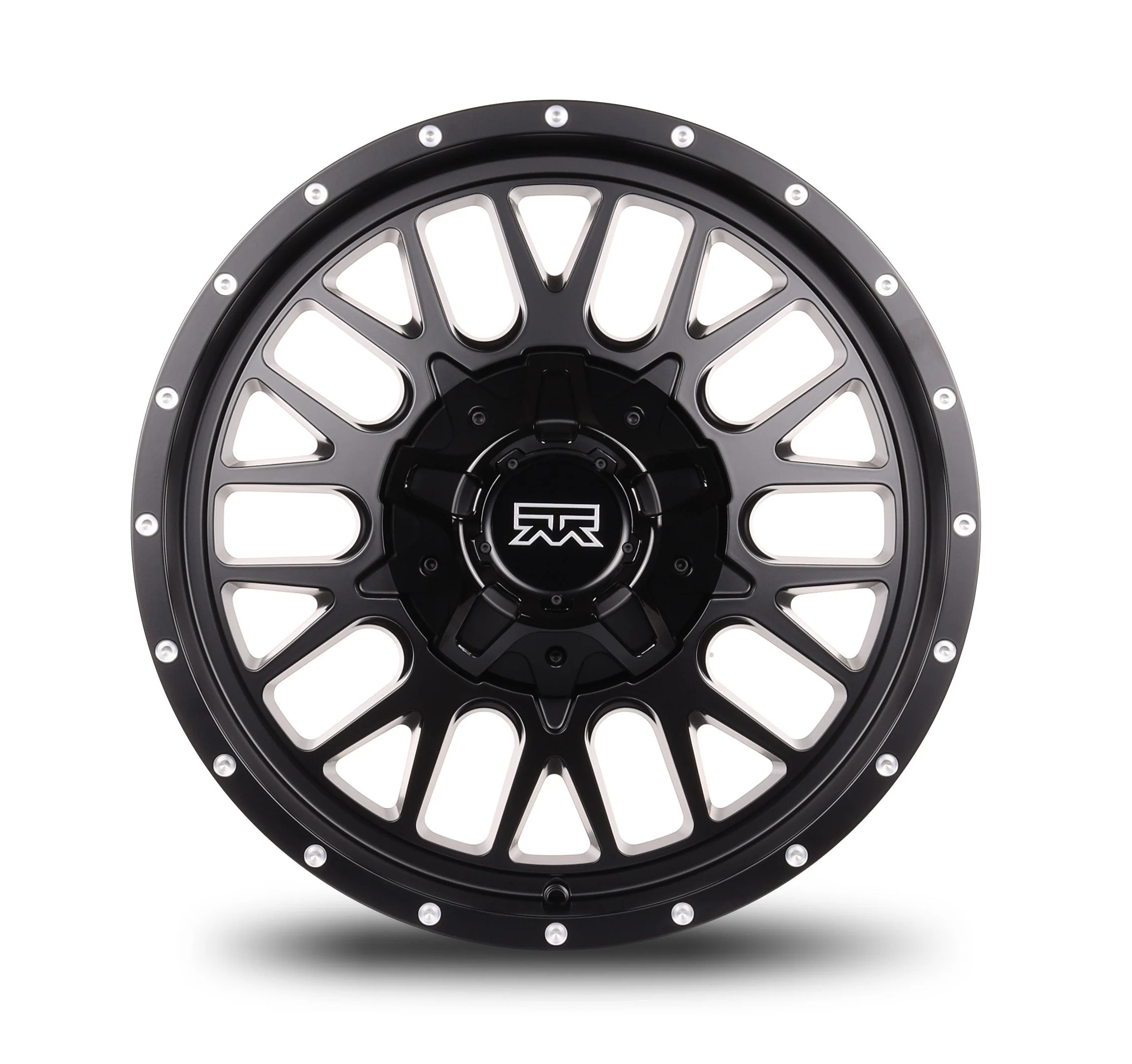 20x9 Mudder Trucker MT937 Sawtooth Black 6x135 6x139.7 6x5.5 ET18 Wheel - Image 2