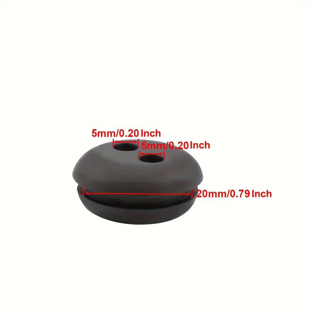 5Pack Hipa Fuel Tank 2 Hole Grommet For KAWASAKI 531004433 92071-2142 - Image 4