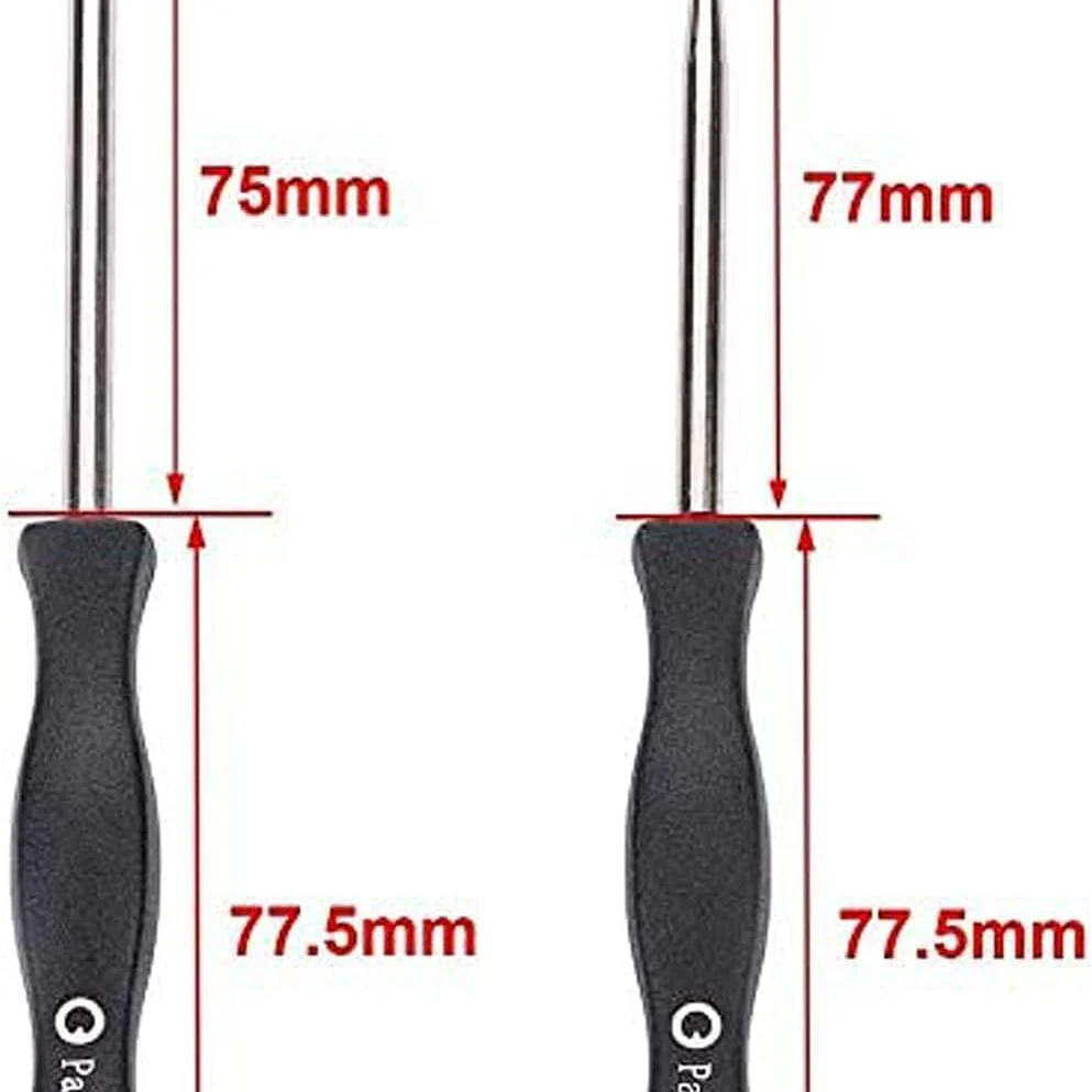 Biuhpa Set 12 Vergaser Tuning Werkzeugen/Tuning Schraubendreher für 2-Takt-Motor Keilverzahnung/Pac Man/D/Doppel-D-Spitze für Poulan Hus-qvarna STHIL ECHO Kettensägen Freischneider - Image 4