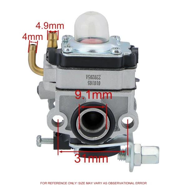 Carburetor Kit For Honda GX31 FG100 Tiller HHT31S HHE31C Edger 4-Cycle Trimmer Brushcutter Blower Hedge Generator # 16100-ZM5-809 - Image 4