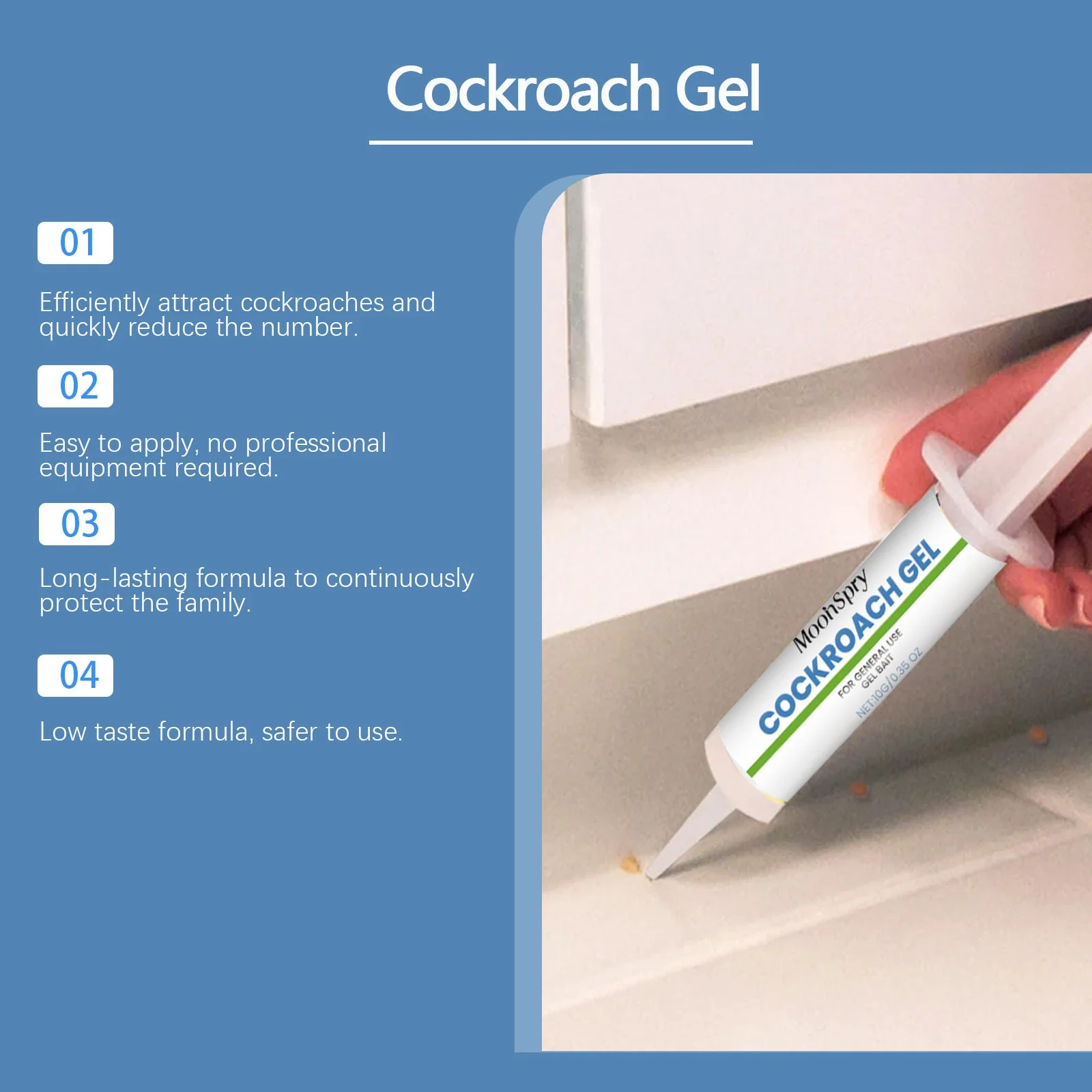 Cockroach Bait Gel Special Bait Agent For Cockroach Killing Living Room Interior - Image 4