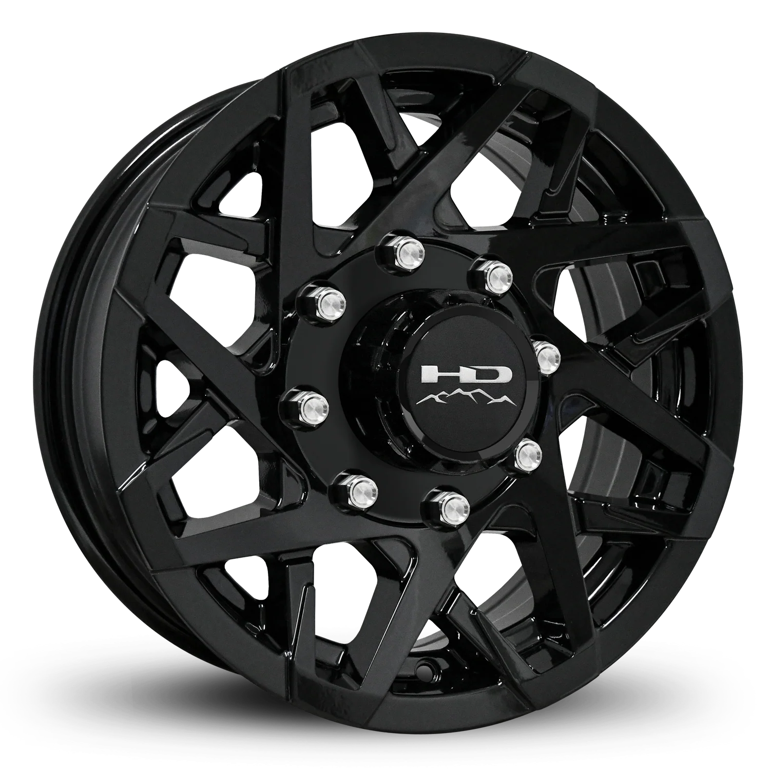 HD Trailer Canyon 16x6 +0 8x165mm 128.6mm Gloss Black
