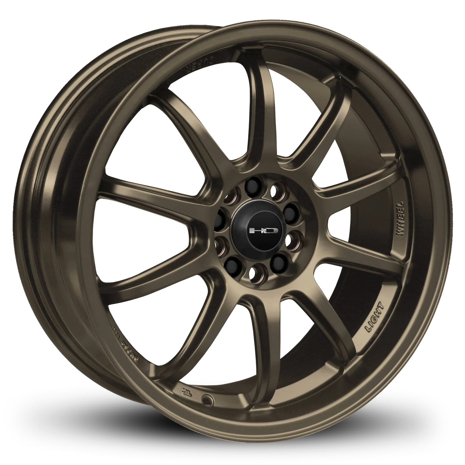 HD Wheels Clutch 16x7 +40 5x100/5x114.3mm 73.1mm Satin Bronze