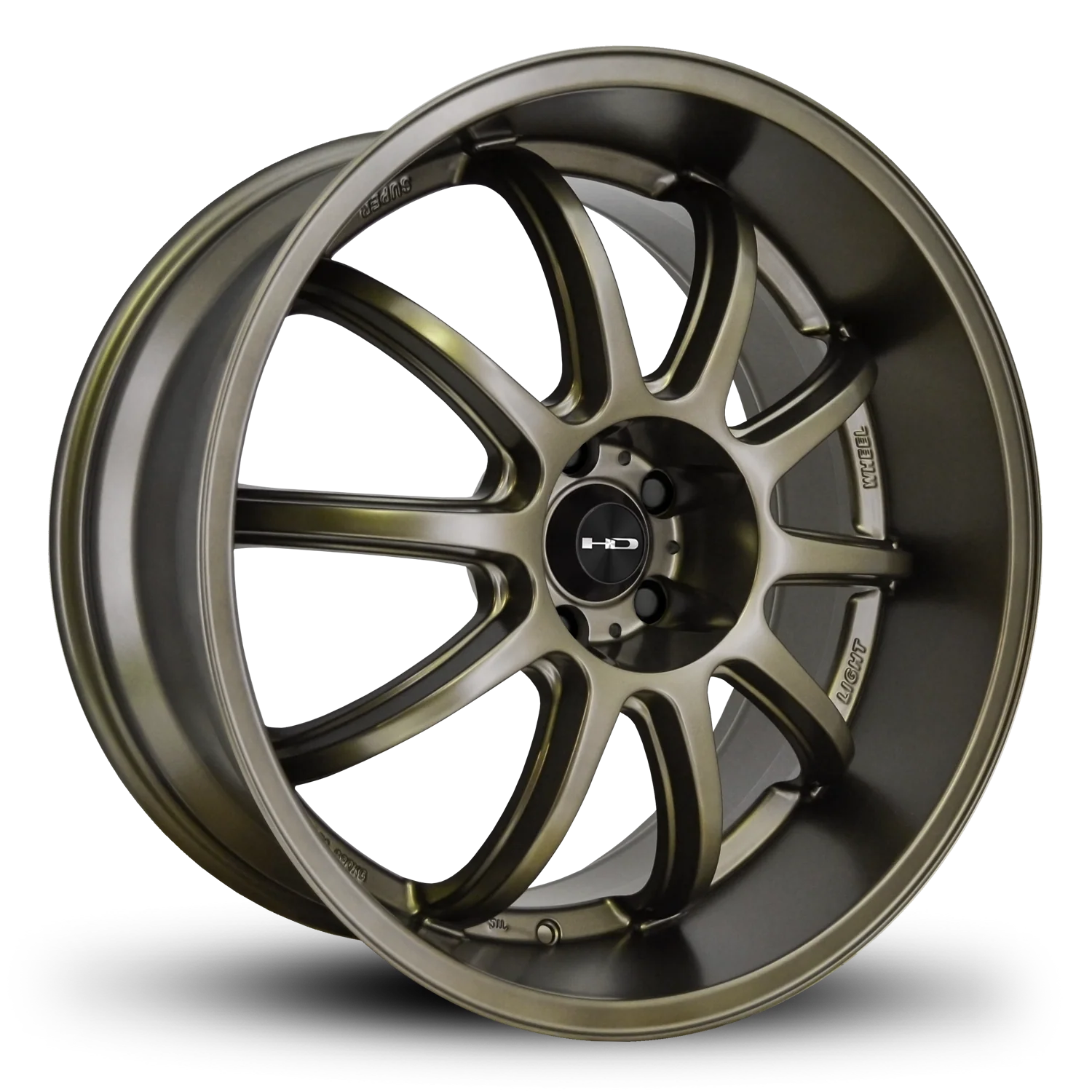 HD Wheels Clutch 20x10 +42 5x114.3mm 73.1mm Satin Bronze