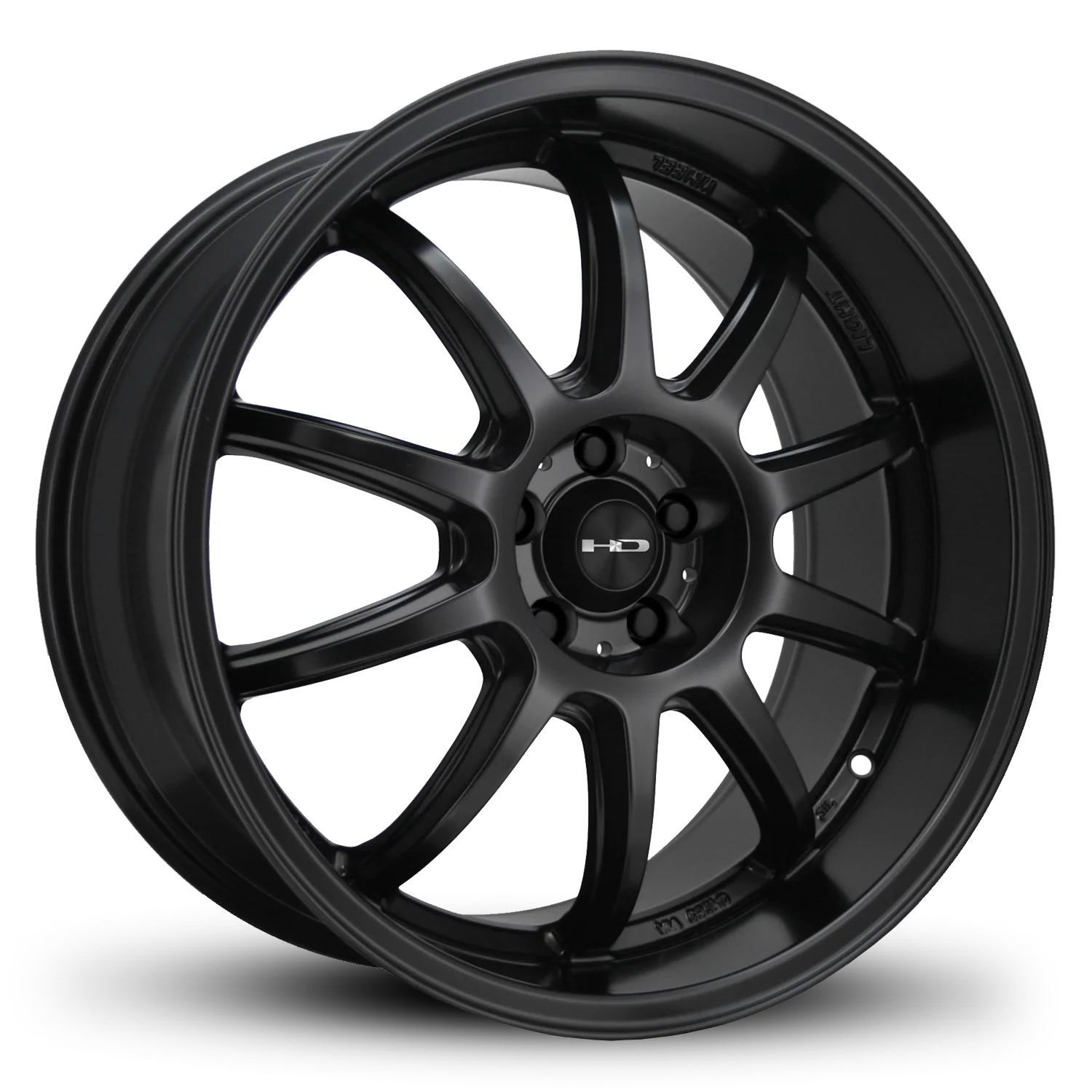 HD Wheels Clutch 20x8.5 +20 5x114.3mm 73.1mm Satin Black