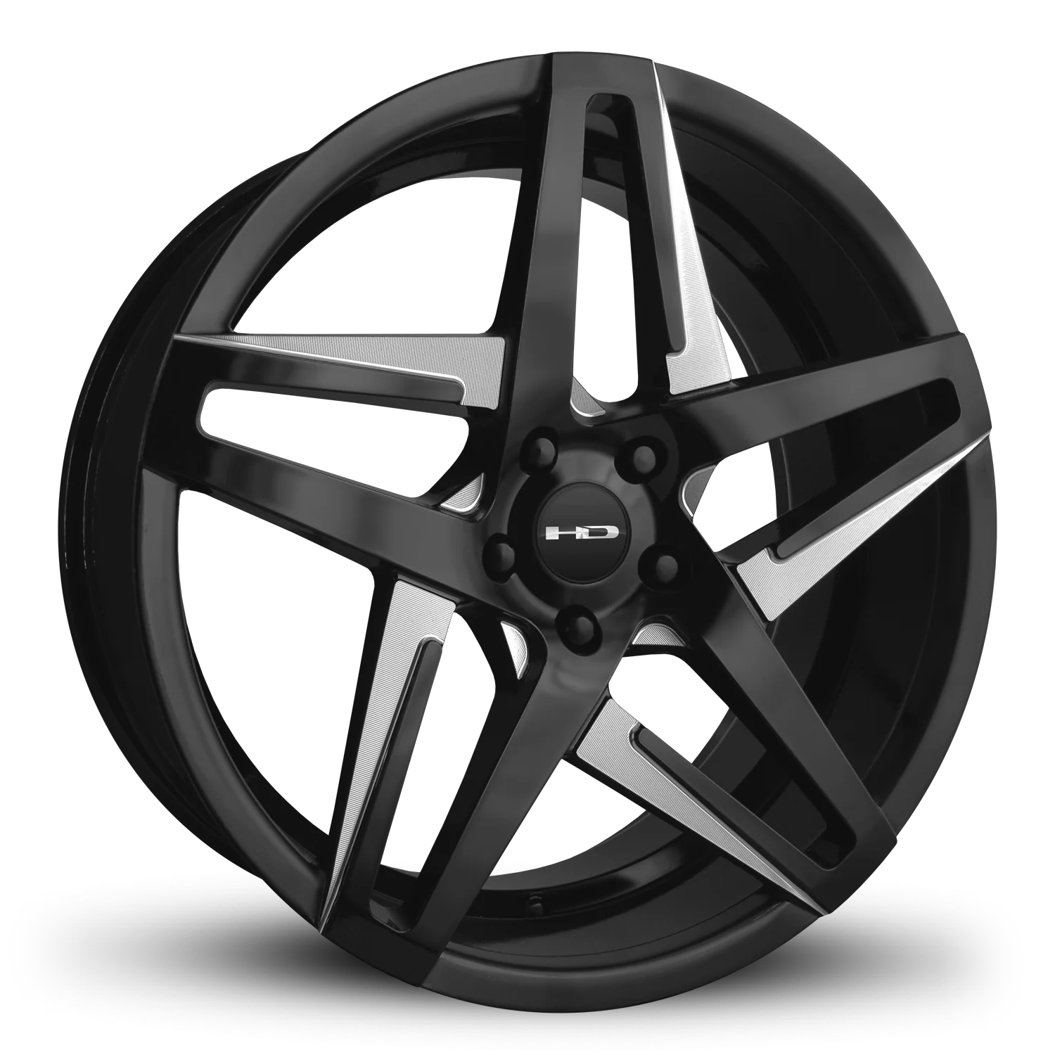 HD Wheels Hairpin 20x8.5 +35 5x114.3mm 73.1mm Satin Black/Milled Face