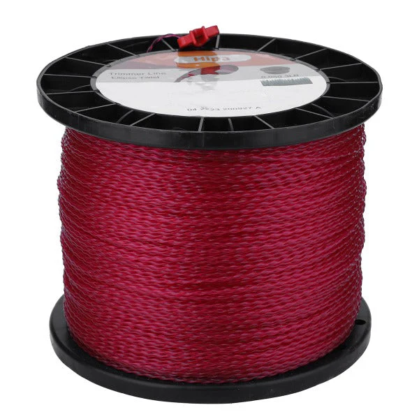 Hipa .080-Inch Trimmer Line LINE 3lb -1426 ft ORANGE ROUND TWIST Grass 338813 333180 Donut for Echo Weed Eater Craftsman String Trimmer