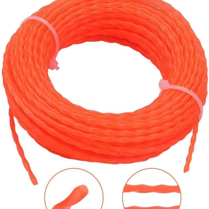 Hipa .095 inch x 15 Meter 2.4mm Commercial Round Twist String Trimmer Line for Stihl Echo Husqvarna Poulan Craftsman Grass Weed eater - Image 6