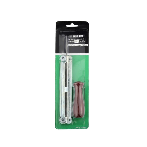 Hipa 11/64 inch 4.5mm Round Chainsaw Chain File With File Guide to Sharpen .325 Pitch 3/8 inch Low Profile Saw Chain, 3 pcs - Image 2