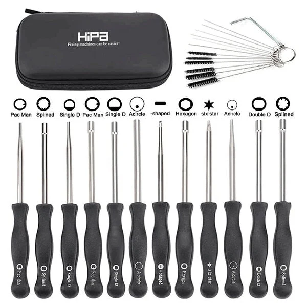 Hipa 2-Cycle Engine Carburetor Adjustment Tool Kit for Chainsaw Blower Weed Trimmer Hedge Edger Polesaw Stihl Ryobi Echo Husqvarna Craftsman 12-Pack