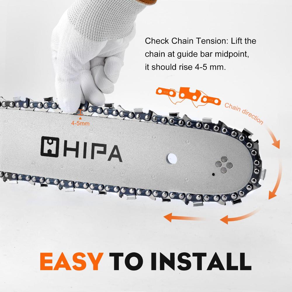 Hipa 20 Inch Full Chisel Chain 3/8 Pitch .050 Gauge 72DL for Stihl MS391 MS311 038 041 Poulan Pro PP4818 PP5020AV Chainsaw Replace 72DPX072G 72LPX072G - Image 6