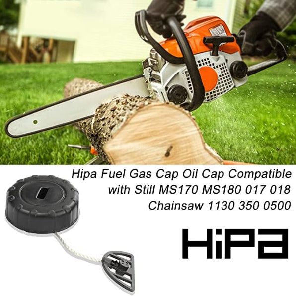 Hipa Fuel Gas Cap Oil Cap for STIHL MS170 MS180 017 018 Chainsaw # Replace 1130-350-0500 - Image 5