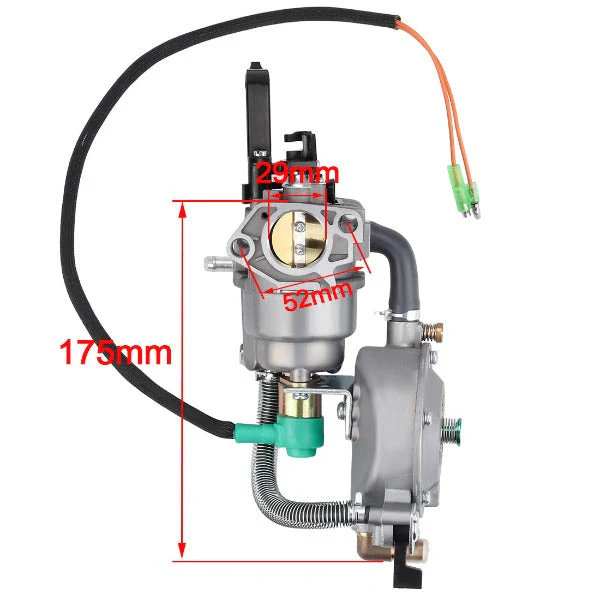 Hipa LPG NG Dual Fuel Carburetor For Titan Industrial 7500M Generator 11HP Engine - Image 2