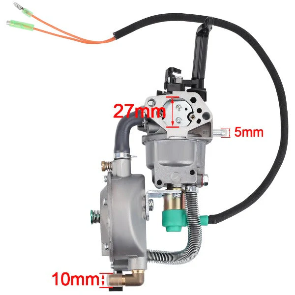 Hipa LPG NG Dual Fuel Carburetor For Titan Industrial 7500M Generator 11HP Engine - Image 6