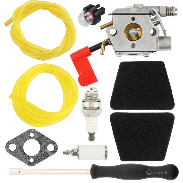 Hipa WT-628 Carburetor Kit For Poulan Pro Link PPB250E PPB100E PP136E PPB150E PPB200E PPB300E Gas String Trimmer #Replace 545006017 C1U-W32 - Image 2