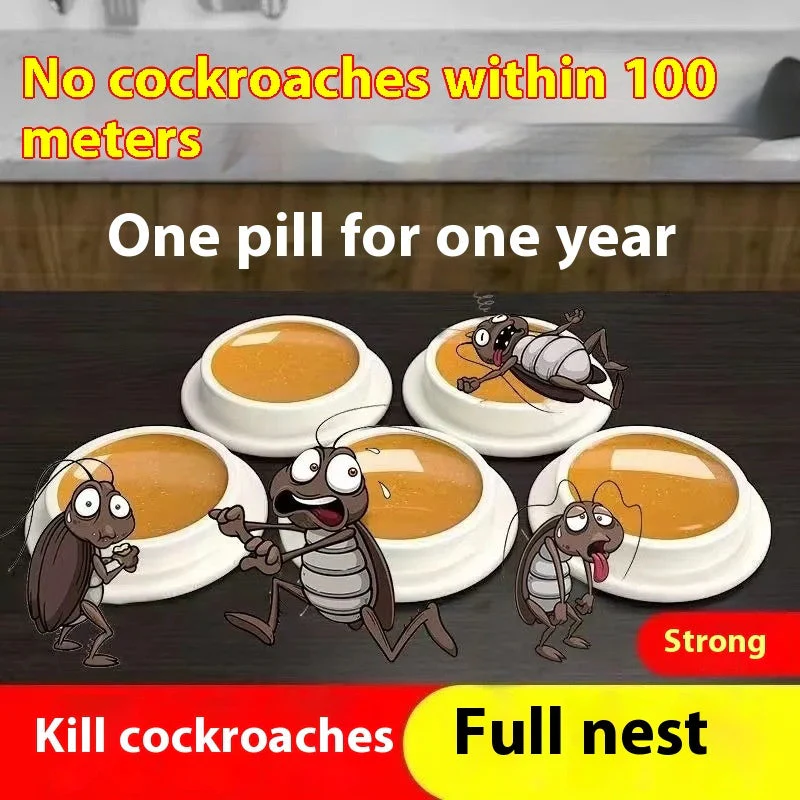 Household Pet Pregnant Mom And Baby Non-toxic Killing Whole Nest Kitchen Cockroach Stick 10 PCS - Image 4