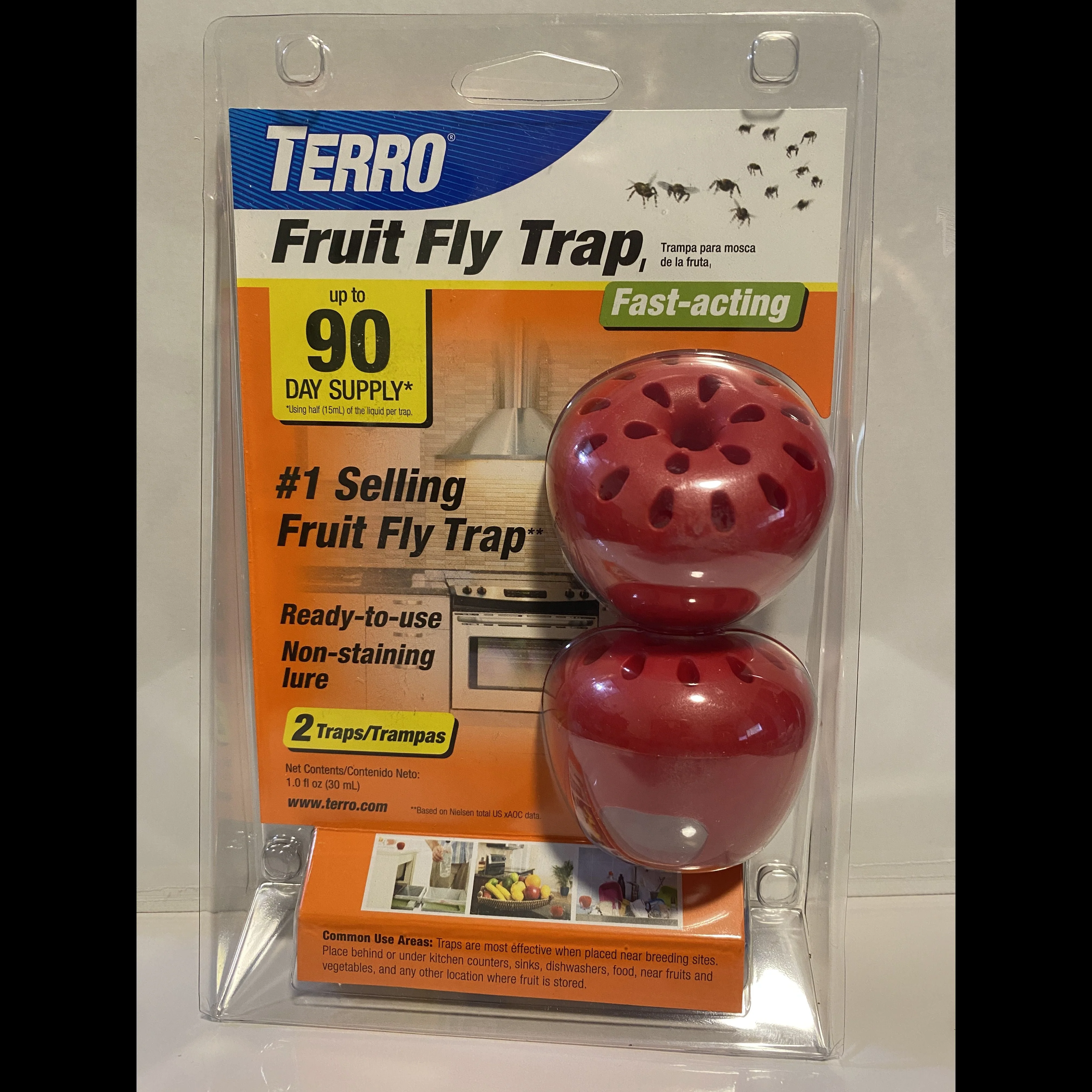 Indoor Fruit Fly Trap, (2-count) 4 Traps , Terro In Built With Window Sinks - Image 6