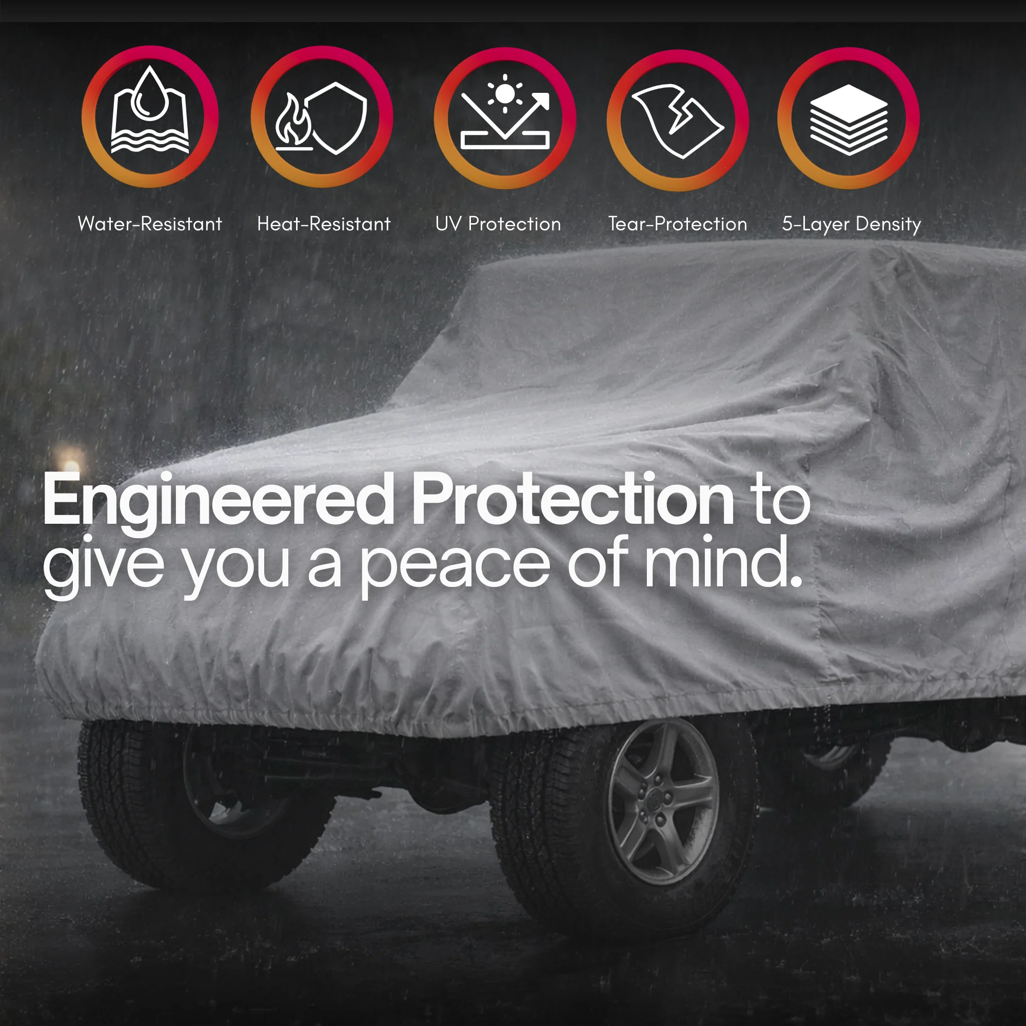Jeep Cover fits 2007-2022 Jeep Wrangler | 2 Doors in Grey - Image 5