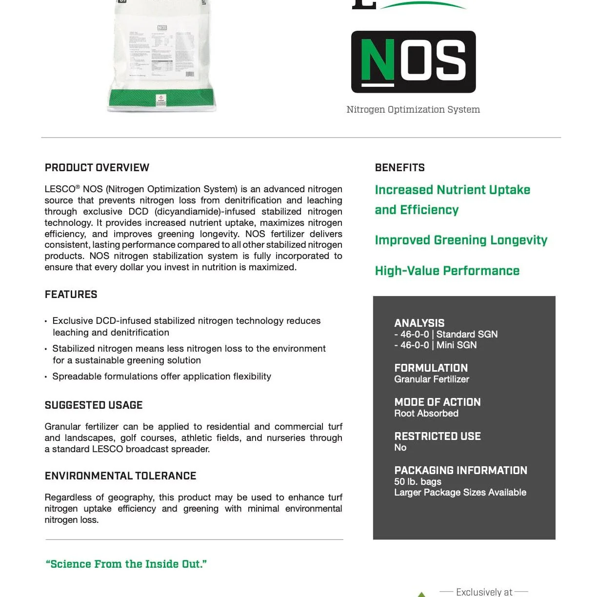 Lesco Starter Fertilizer 18-24-12 with NOS - Image 4