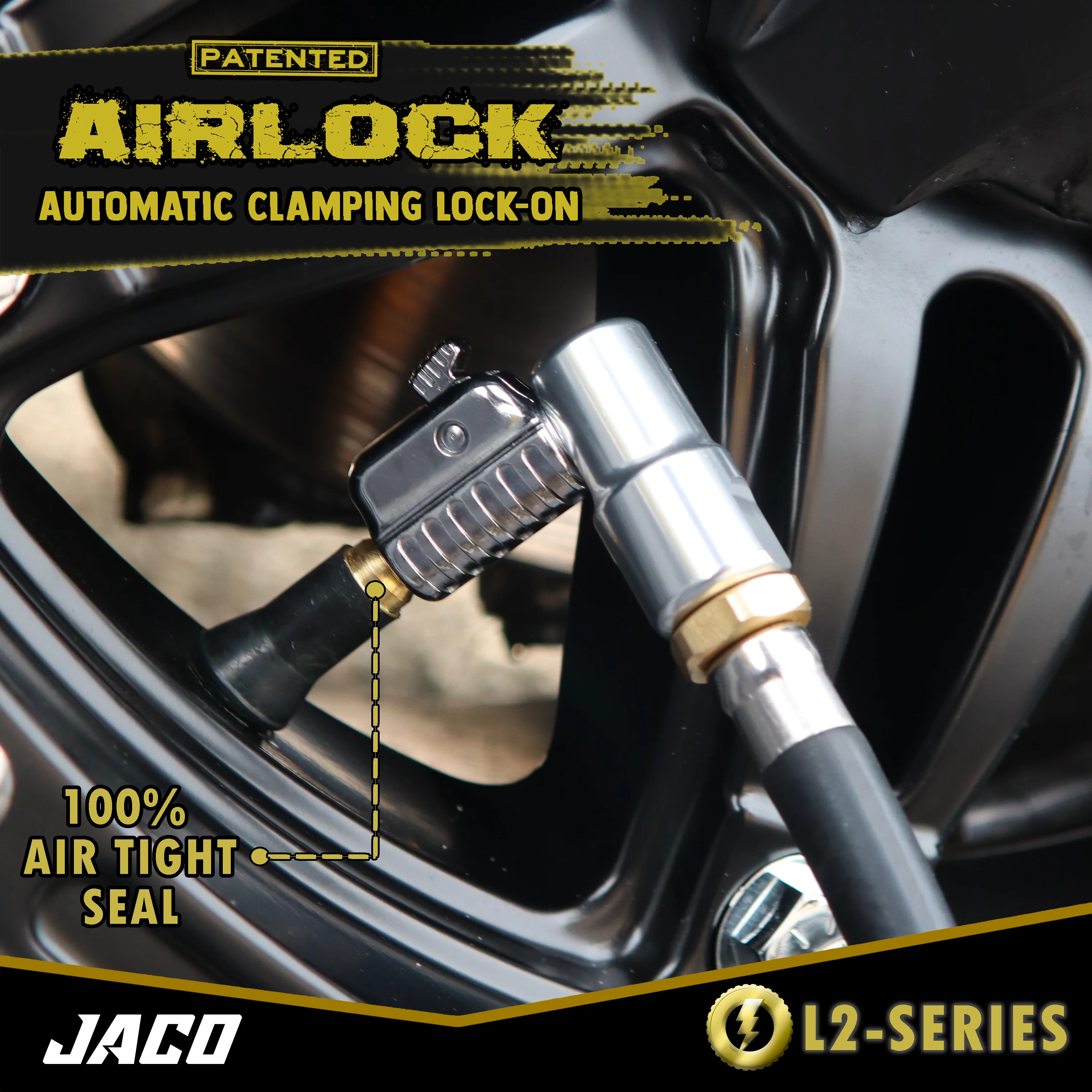 Lightning™ L2-Series Tire Air Chuck | Open Flow, 1/4" F-NPT (2 Pack) - Image 3