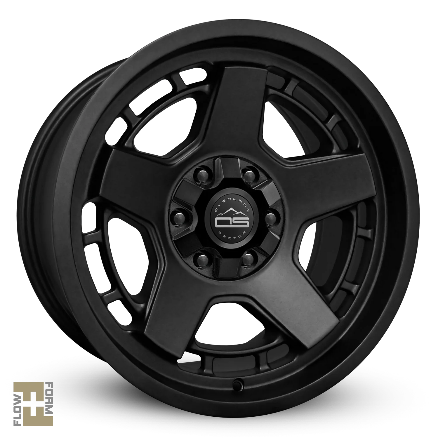 Overland Sector Atlas 17x9 -12 6x135/6x139.7mm 106.2mm Satin Black