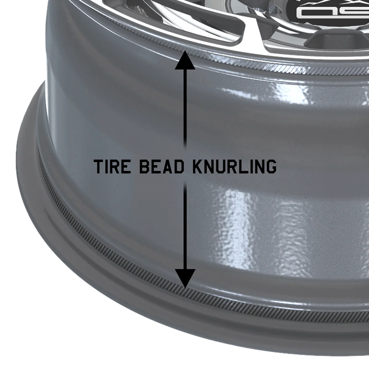 Overland Sector Badlander Forged 17x9 -12 6x139.7mm 106.1mm Gloss Gun Metal Machined Face - Image 5