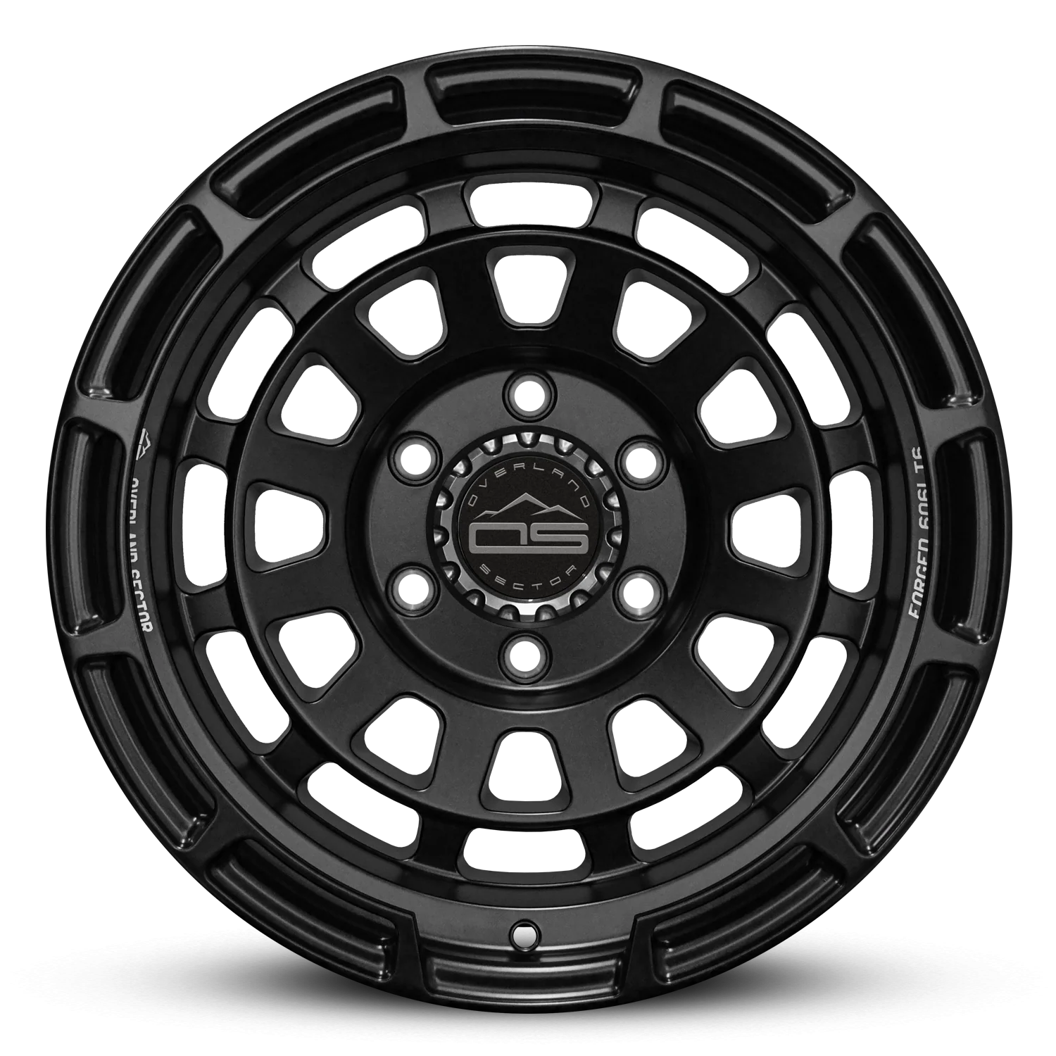 Overland Sector Badlander Forged 17x9 -35 6x139.7mm 106.1mm All Satin Black - Image 2