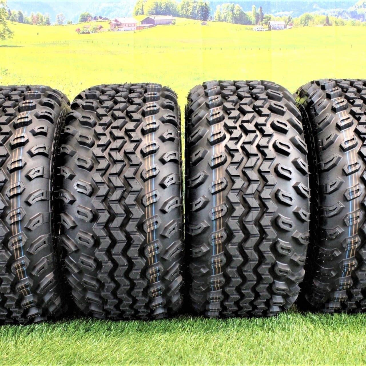 (Qty: 1) 23x10.50-12 4 Ply Golf/ATVUTV/RTV Tires & Charcoal Grey Wheels ATW-013 - Image 2