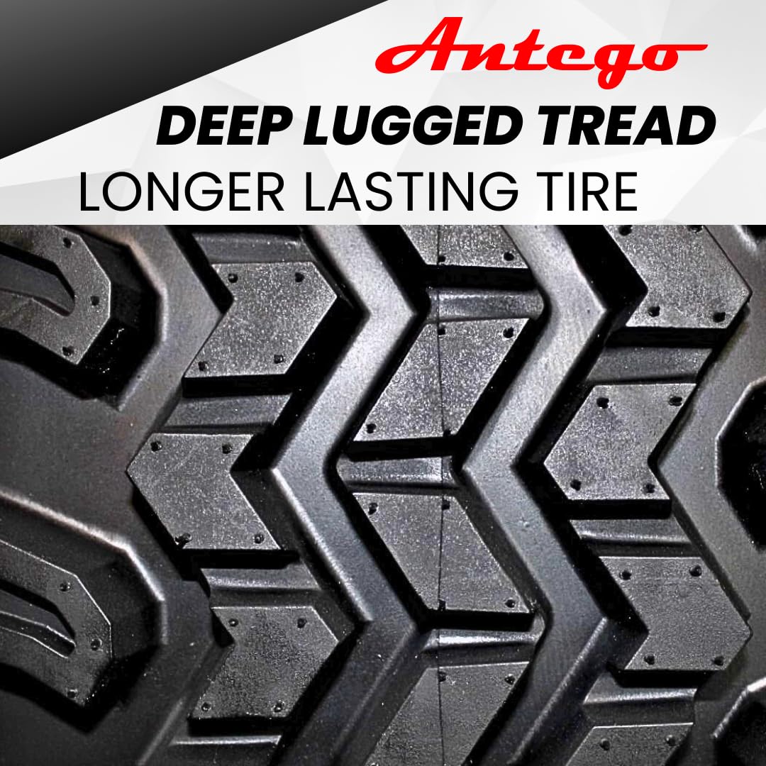 (Single) 20x10.00-10 ATW-045 with 10x7 Matte Black Wheels for Golf - Image 3