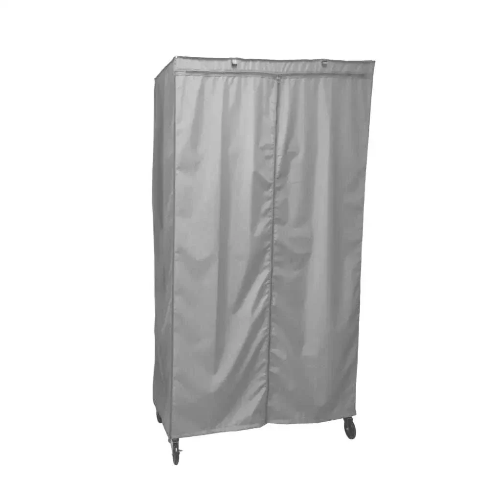 Storage Shelving Unit Cover, fits racks 36"W x 18"D x 62"H in Grey